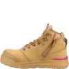 Hard Yakka 3056 PR Side Zip Womens Safety Boots Wheat Metal Free